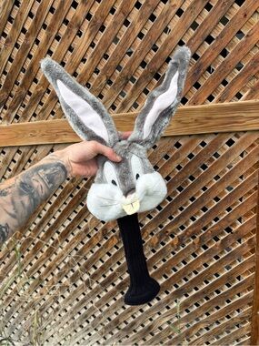 Warner Bros. Gray Bugs Bunny Plush Head Driver Club Cover Golf